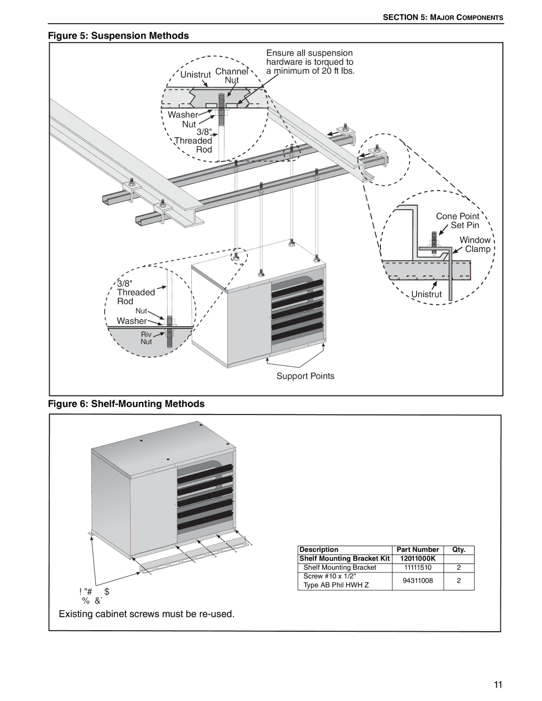 Roberts Gorden 60, 75, 100, 125, 45, 30 service manual Suspension Methods 