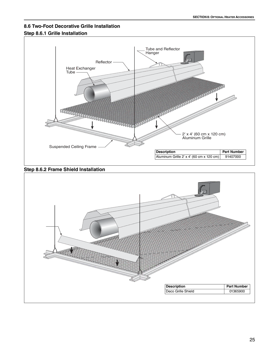 Roberts Gorden CRV-B-4, CRV-B-8, CRV-B-9, CRV-B-12A, CRV-B-6, CRV-B-10, CRV-B-2 service manual Frame Shield Installation 