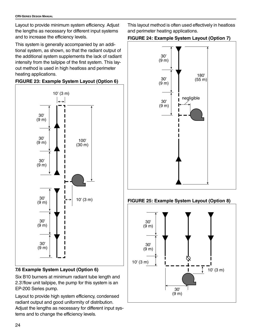 Roberts Gorden CRV-B-9 service manual Example System Layout Option 