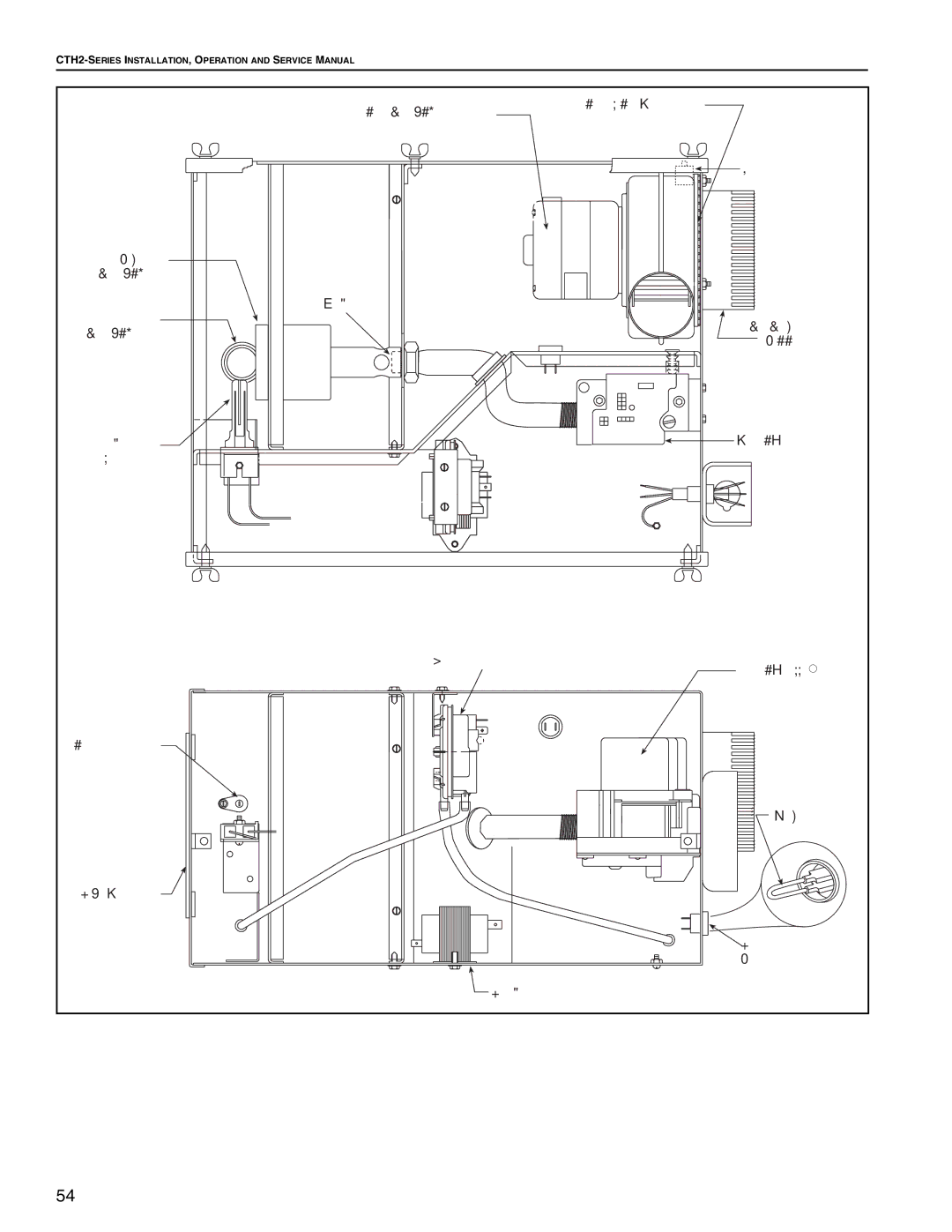 Roberts Gorden CTH2-125, CTH2-80, CTH2-100, CTH2-150, CTH2-175 Motor and Blower Assembly Blower Inlet Gasket Door Switch 