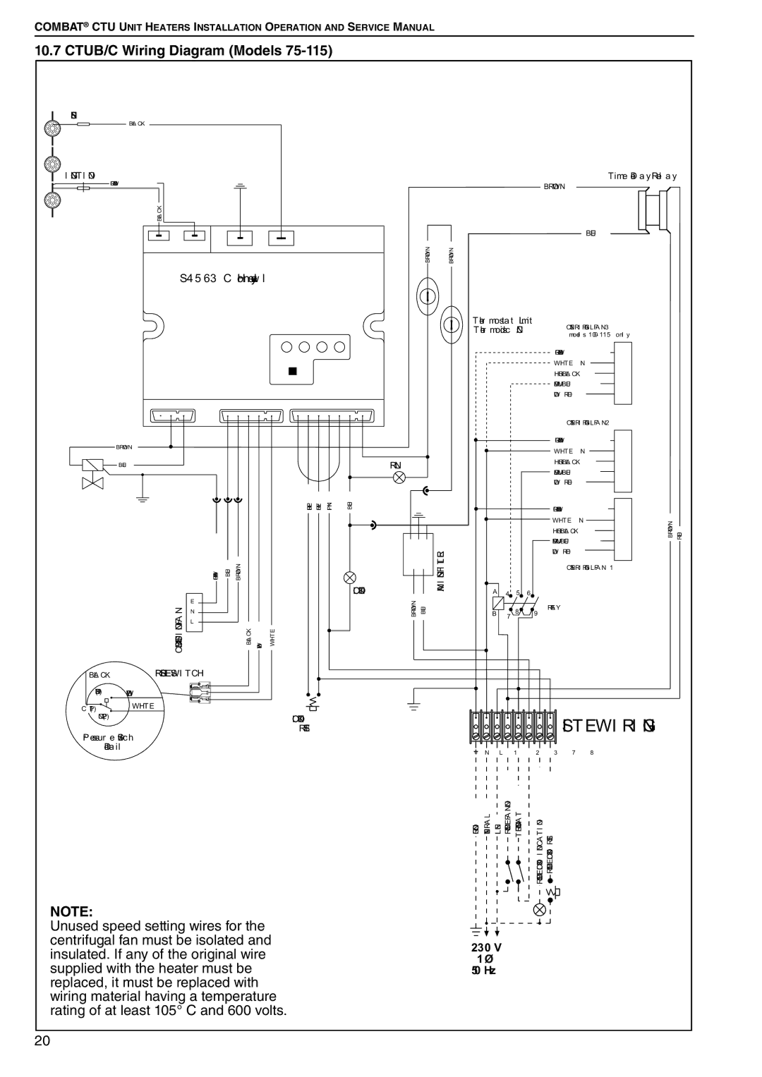 Roberts Gorden CTU 22 TO 115 service manual Run 