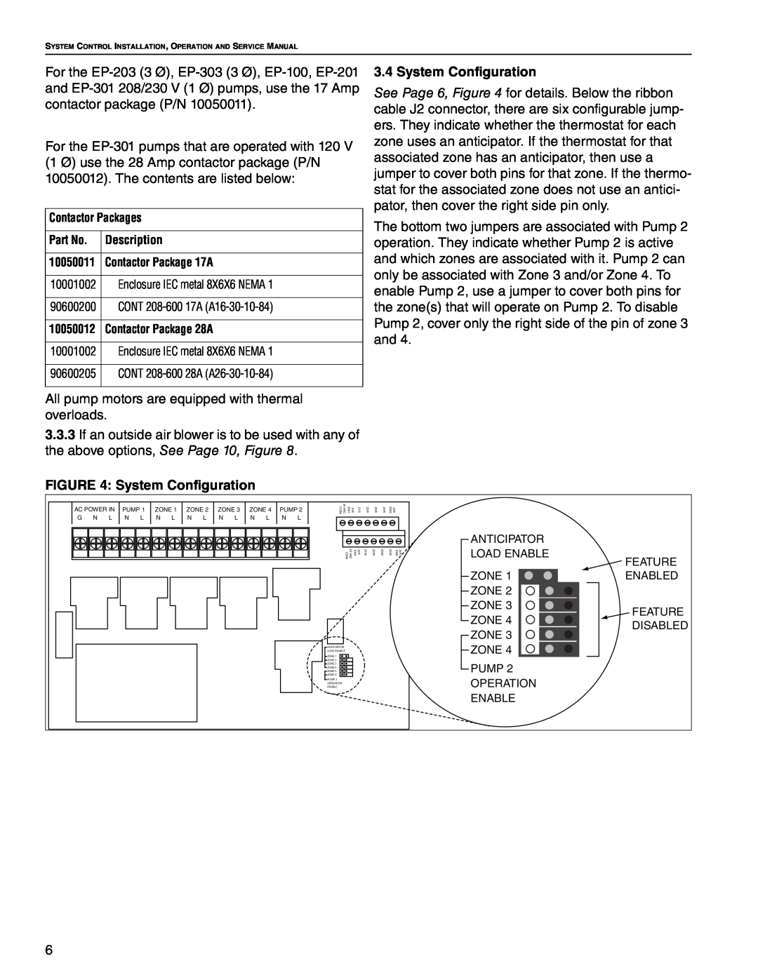 Roberts Gorden HP 208 V 1, HP 208 V 3, HP 230 V 1, HP 460 V 3, HP 230 V 3, HP 120 V 1 service manual System Configuration 