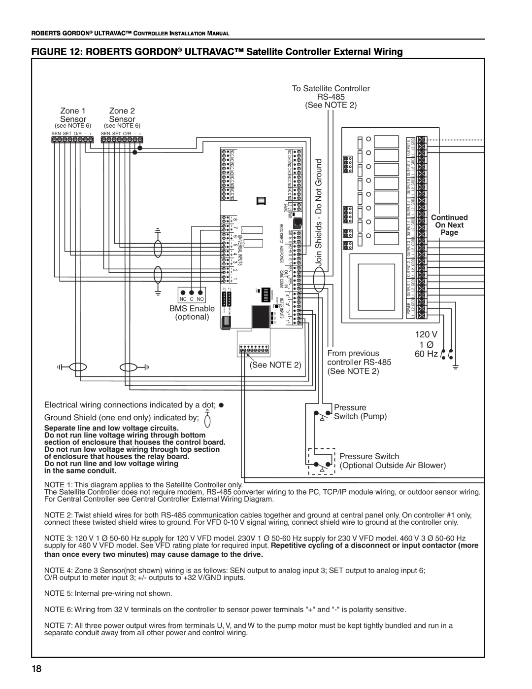 Roberts Gorden NEMA 4 installation manual 120 1 Ø 