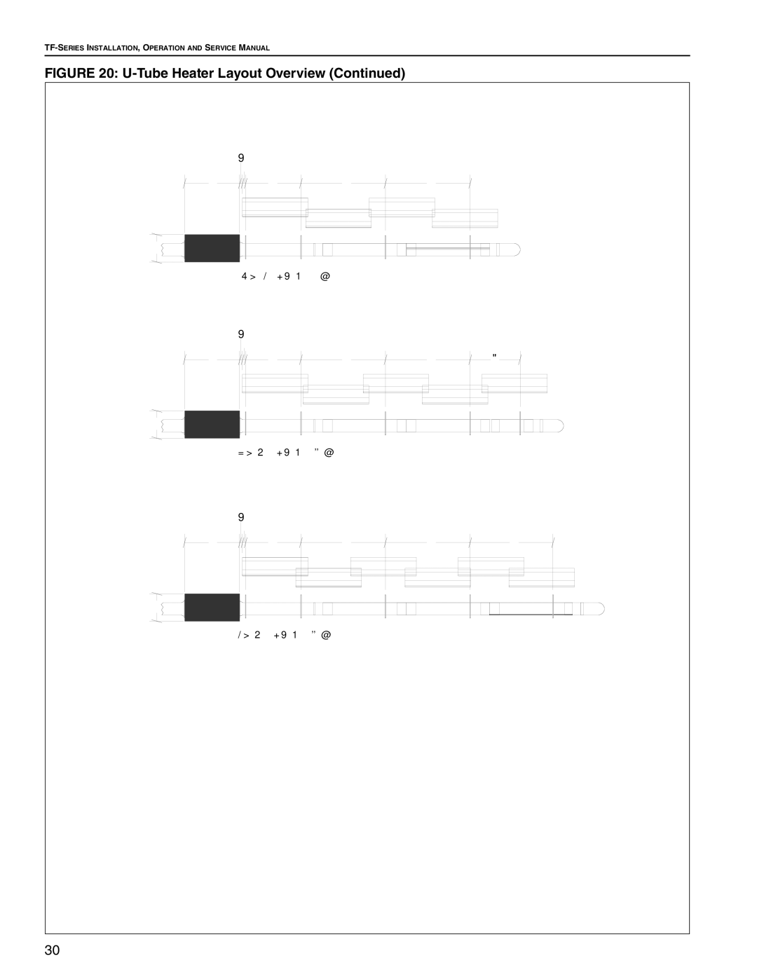 Roberts Gorden TF-300, TF-350, TF-120, TF-200, TF-160, TF-250, TF-380 service manual 70 21 m Tube Length** Each Side 