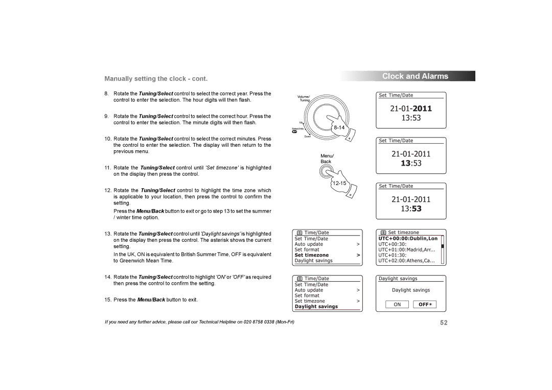 Roberts Radio 105 manual 12-15 