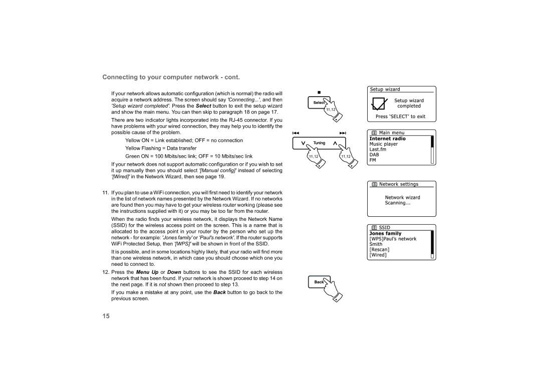 Roberts Radio 63I manual Show the main menu. You can then skip to paragraph 18 on 