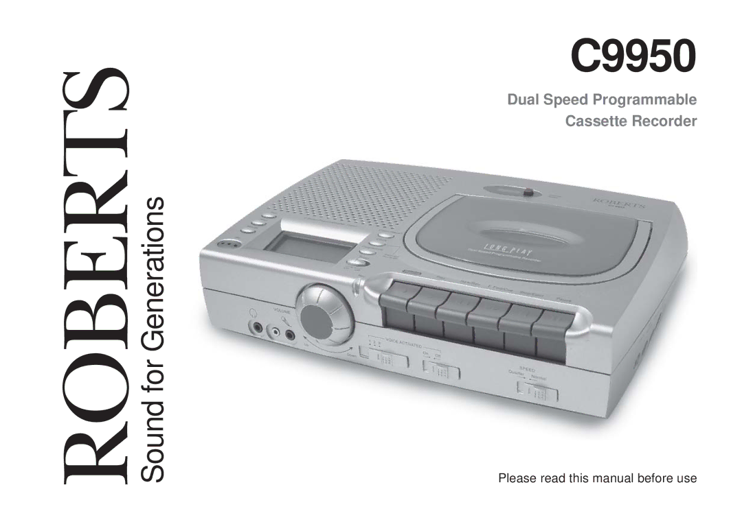 Roberts Radio C9950 manual 