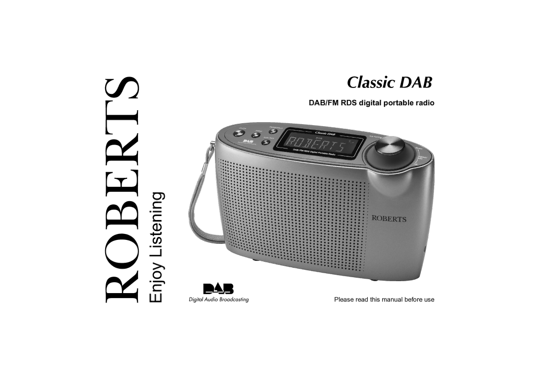 Roberts Radio Classic DAB manual Enjoy Listening 