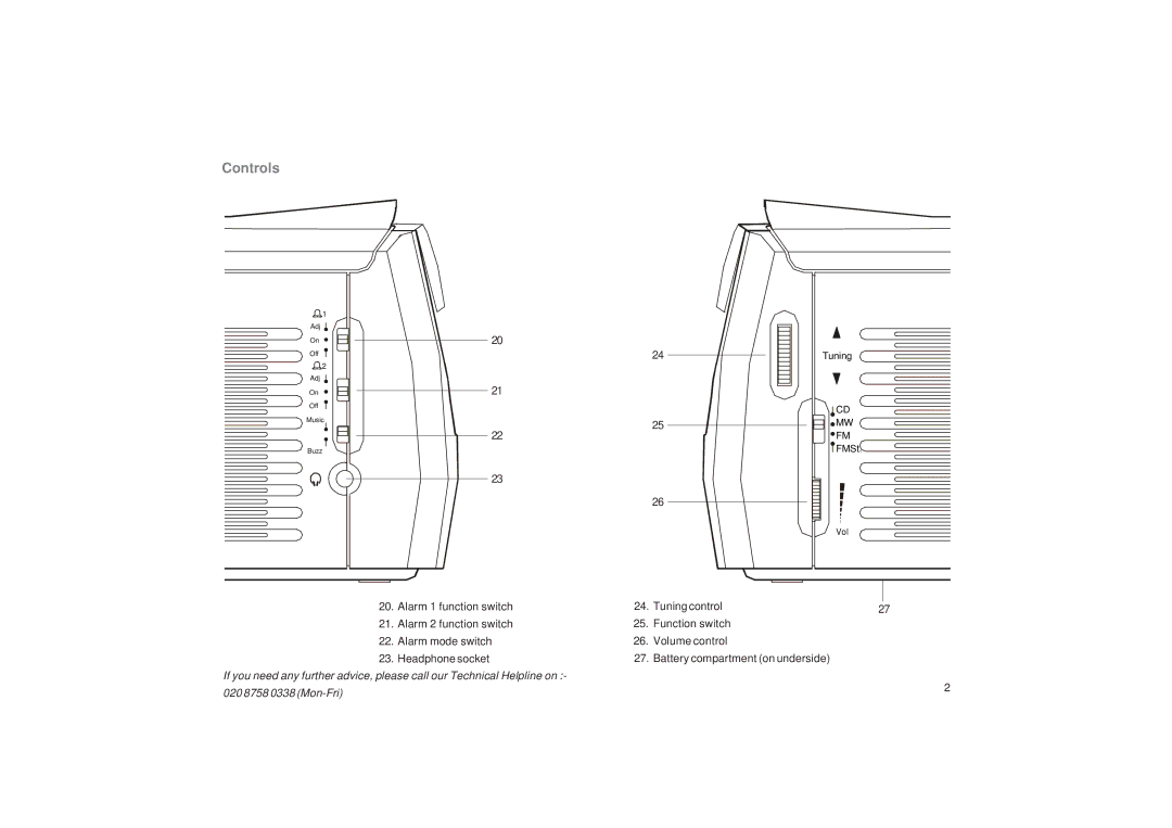 Roberts Radio CR9916 manual Tuning 