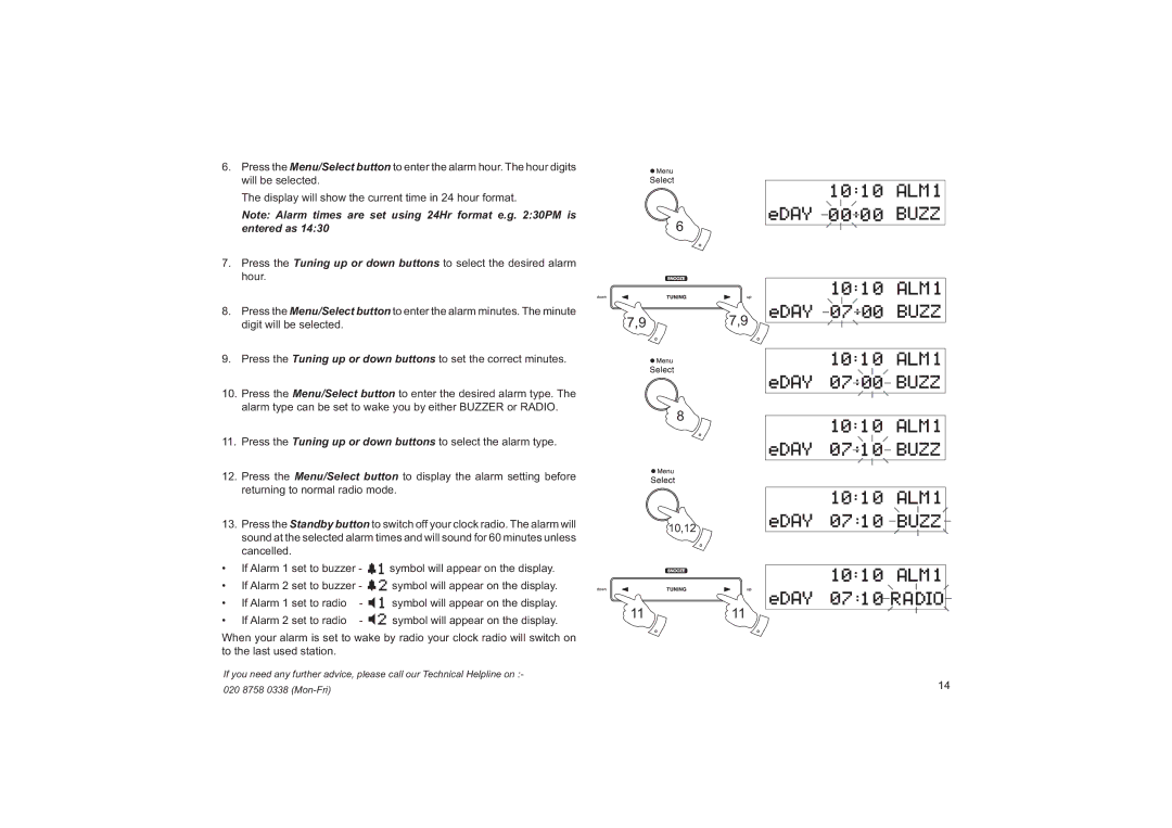 Roberts Radio CRD-19 manual 7,9 