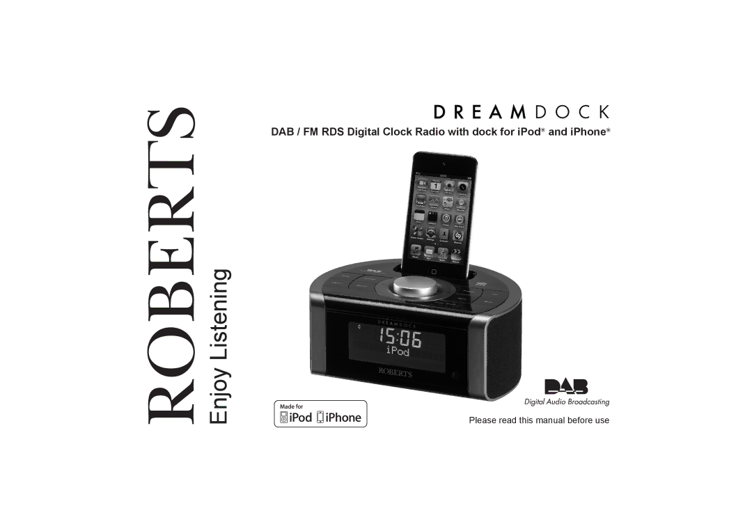 Roberts Radio DreamDock manual Enjoy Listening 