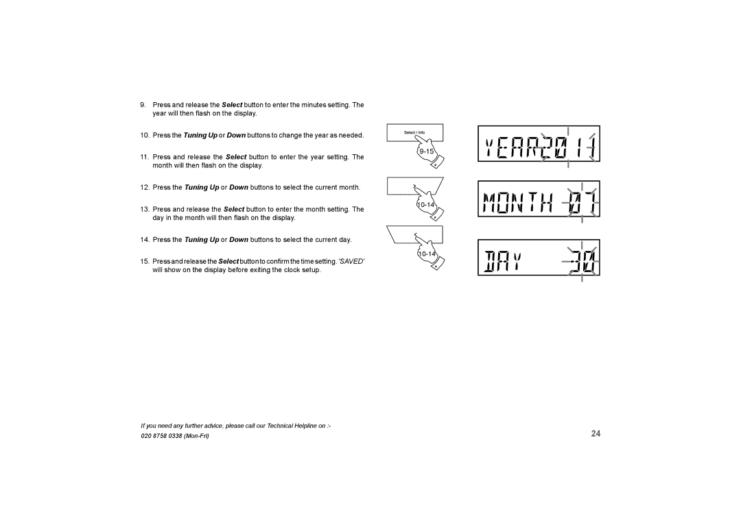 Roberts Radio DreamTime2 manual 10-14 