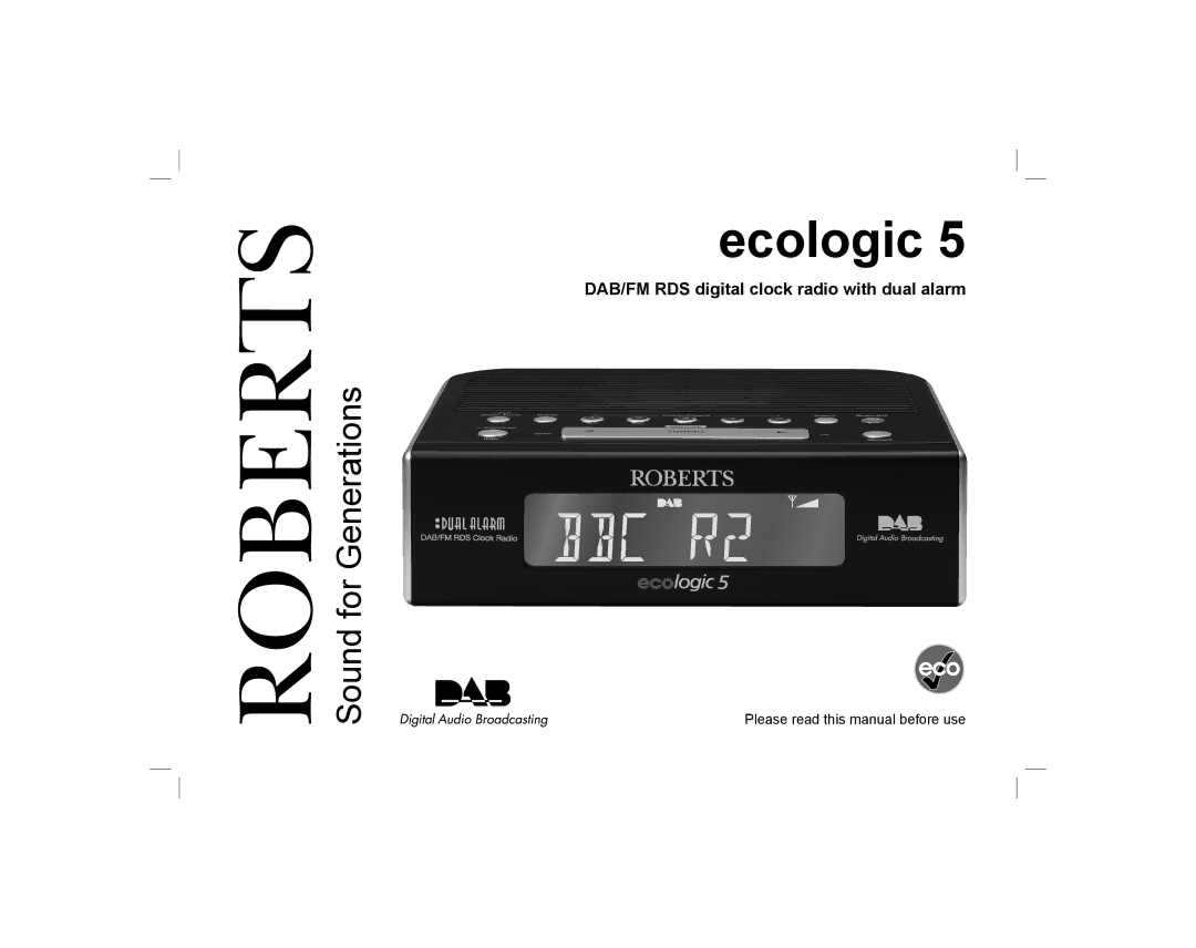 Roberts Radio ecologic 5 manual Ecologic 