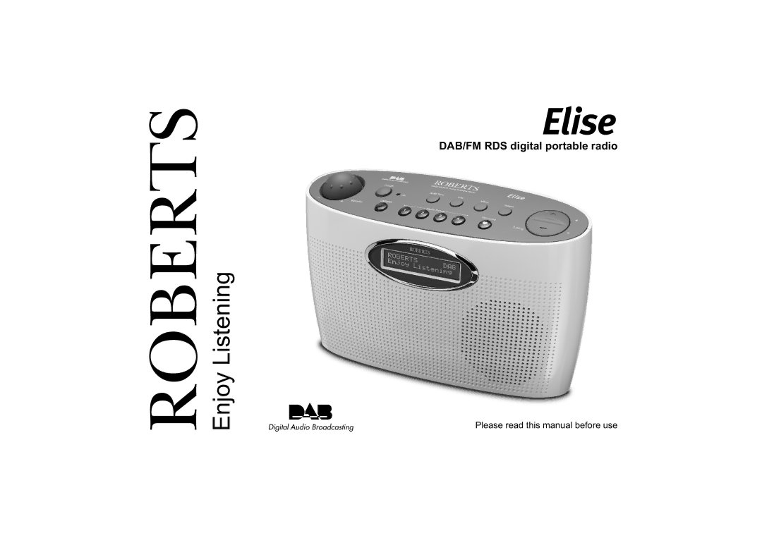 Roberts Radio Elise manual Enjoy Listening 