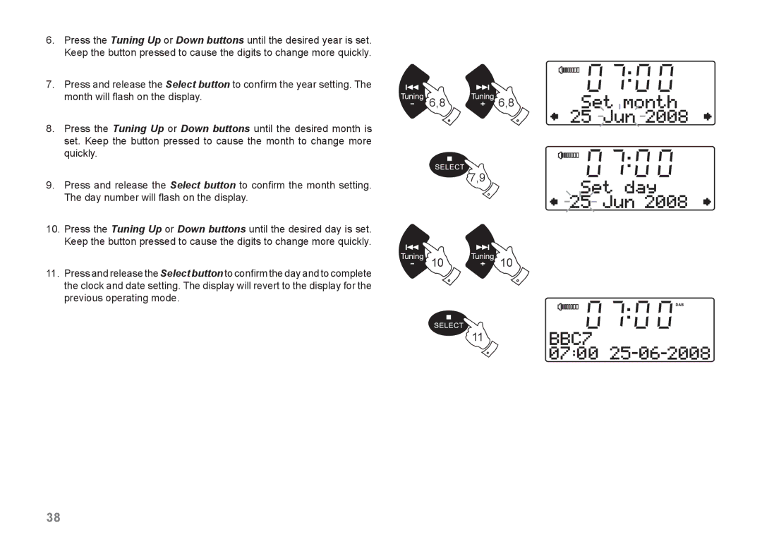 Roberts Radio MP-43 manual 