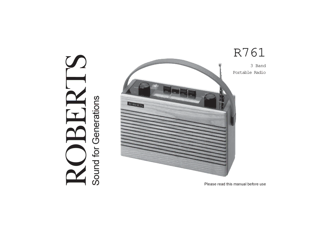 Roberts Radio R761 manual 