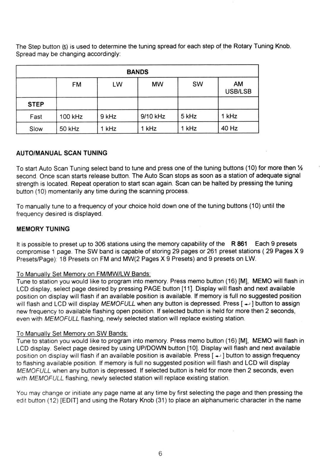 Roberts Radio R861 manual 