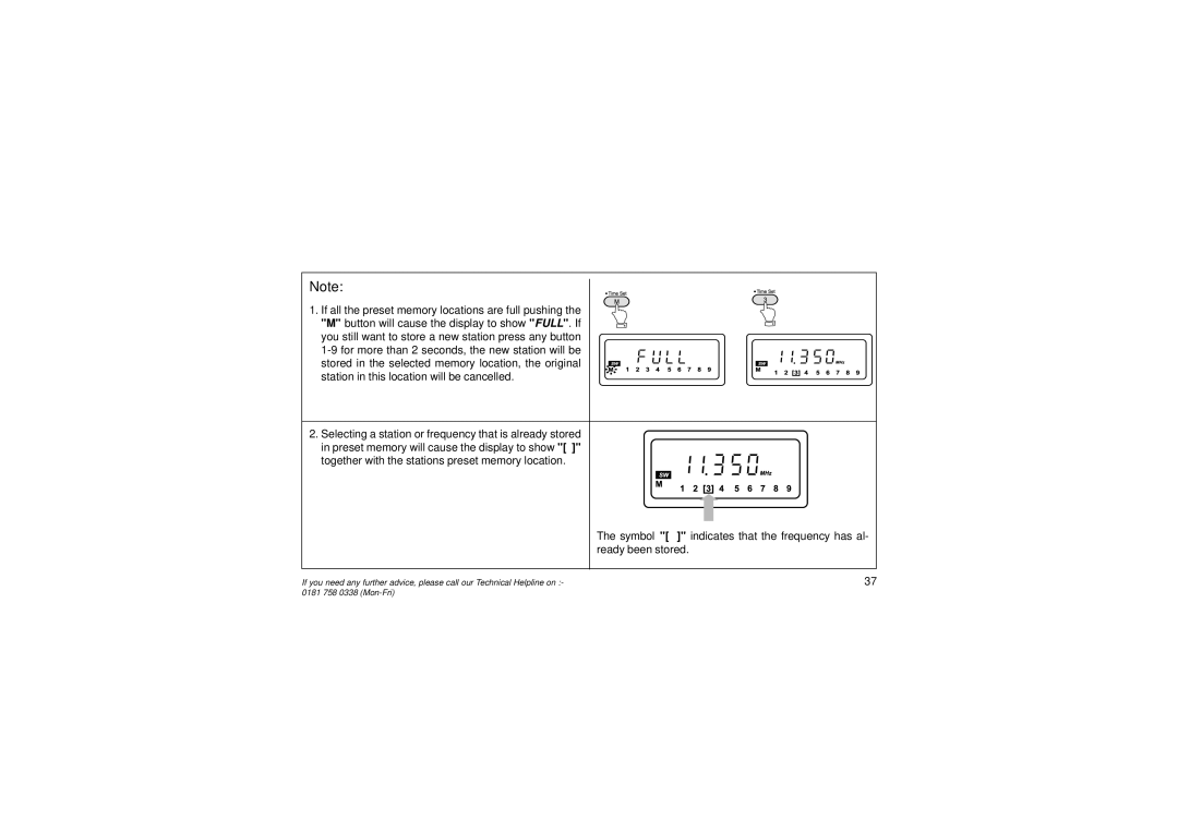 Roberts Radio R876 manual 