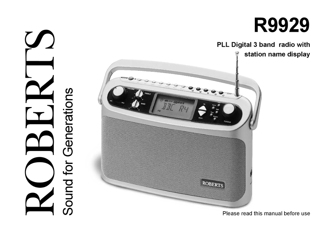 Roberts Radio R9929 manual 