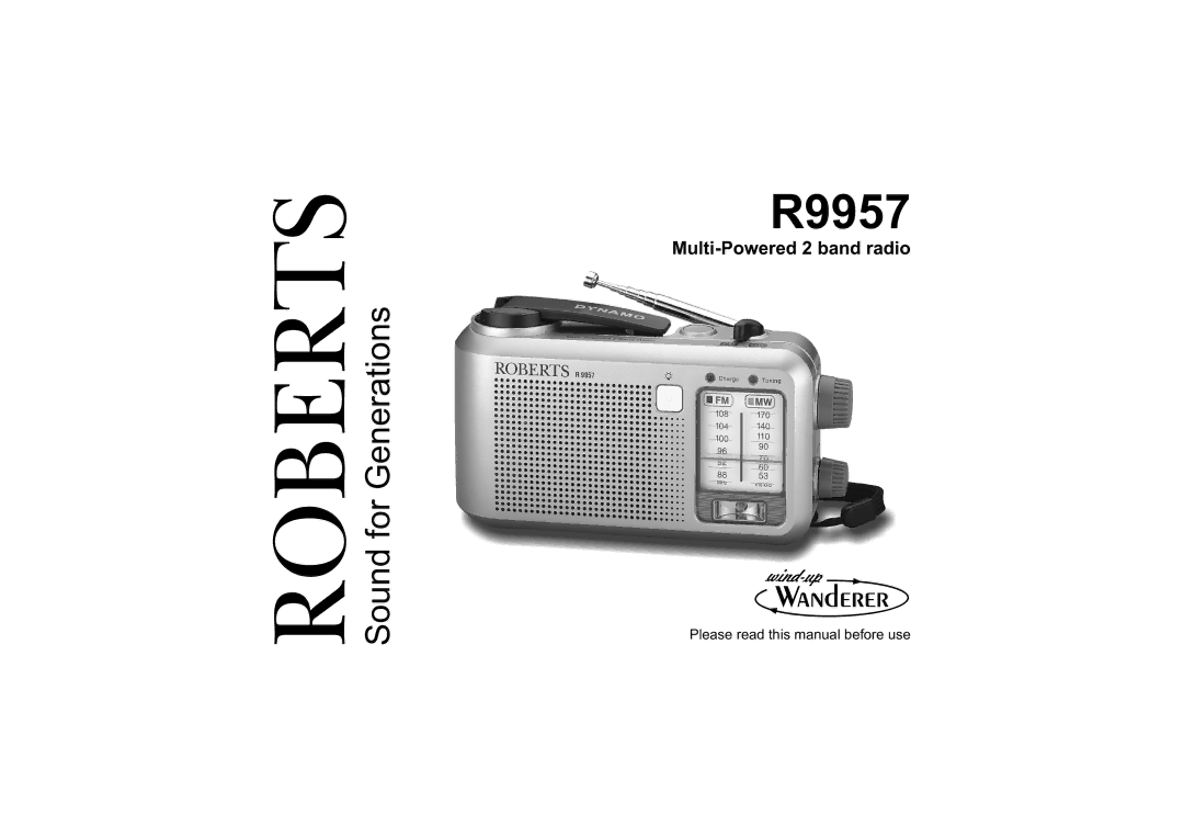 Roberts Radio R9957 manual 