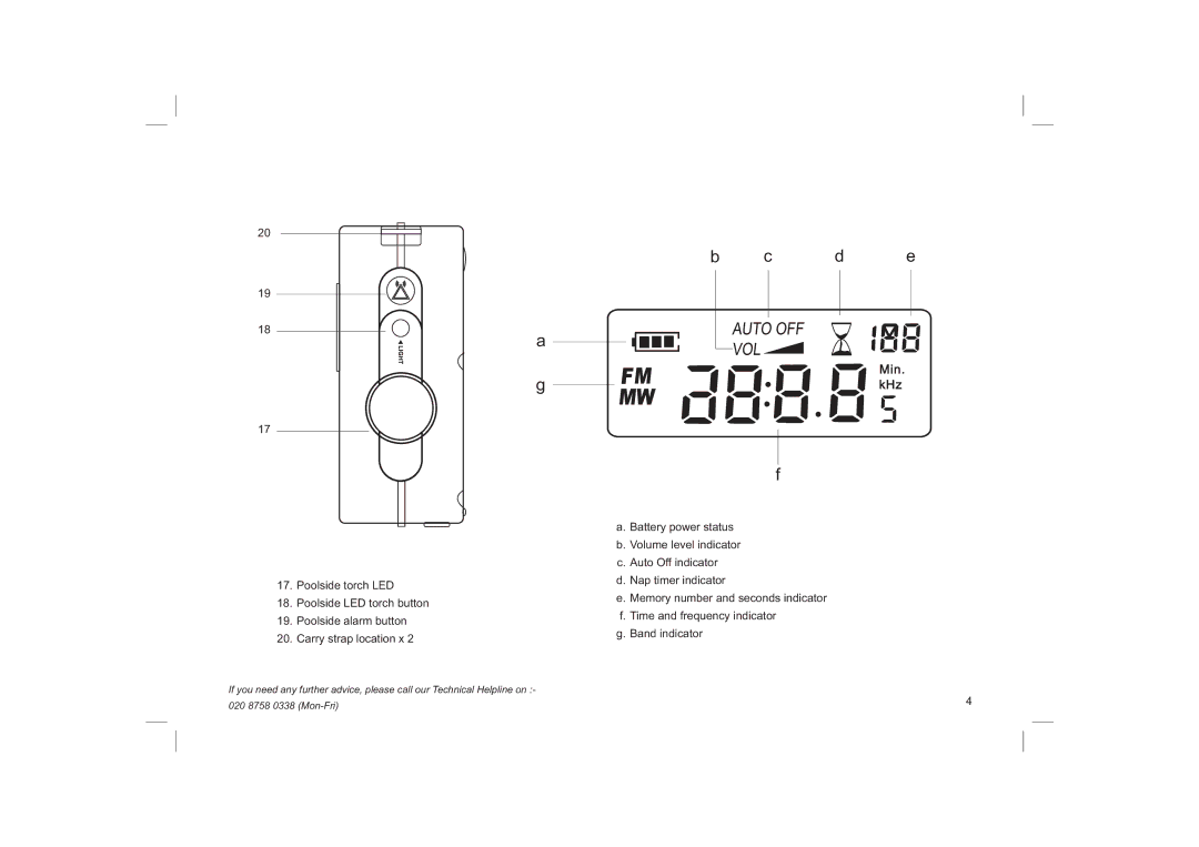 Roberts Radio R9958 manual D e 