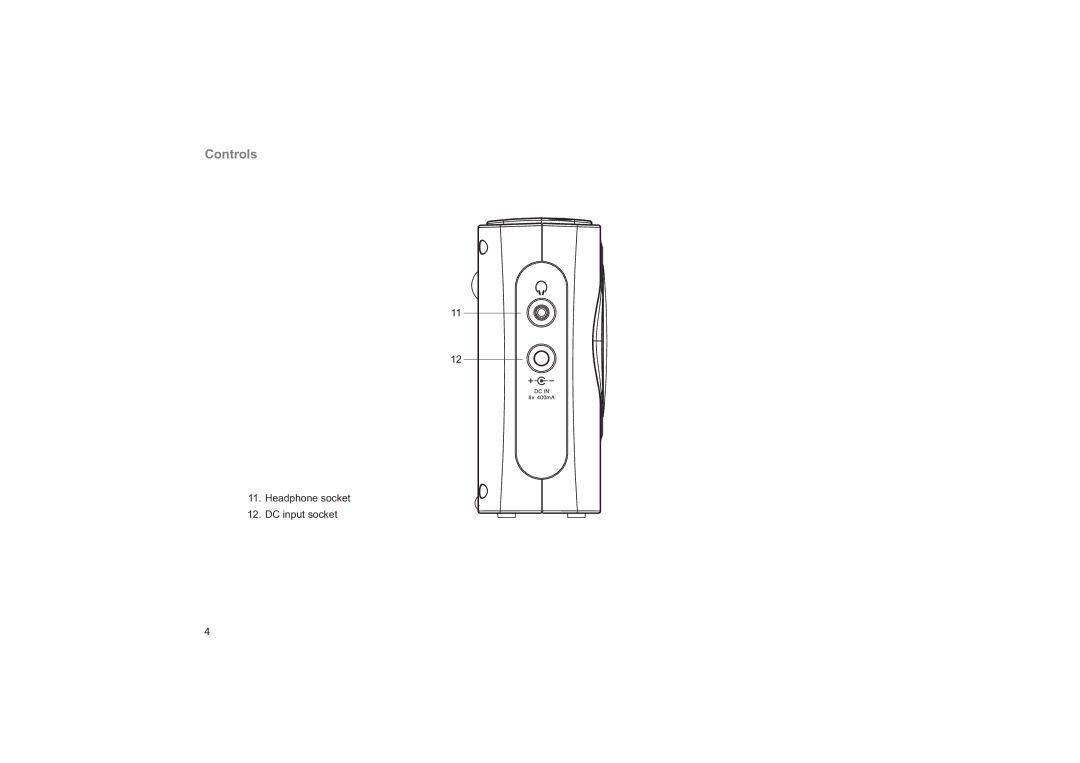 Roberts Radio R9974 manual Controls 