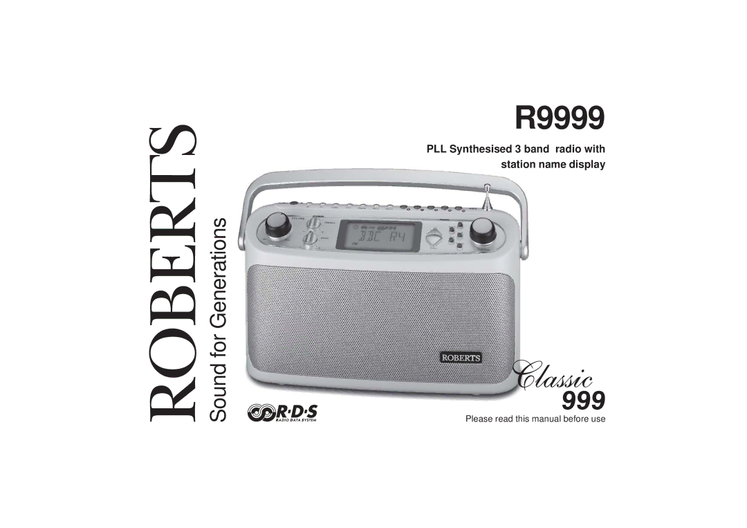 Roberts Radio R9999 manual 