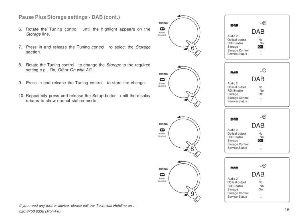 Roberts Radio RD-1 manual Dab 