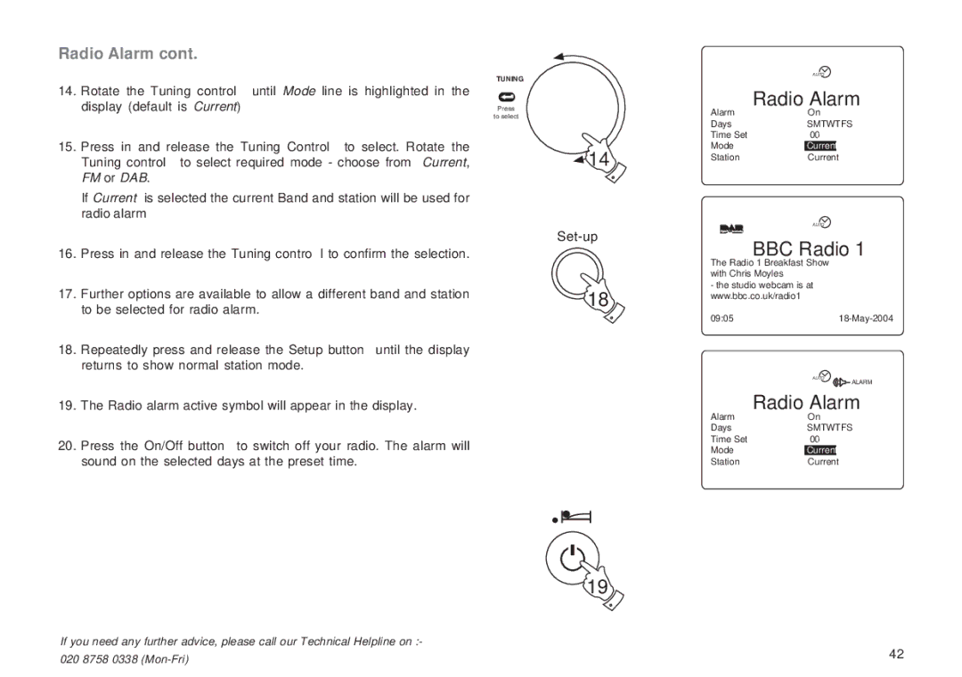 Roberts Radio RD-1 manual FM or DAB 