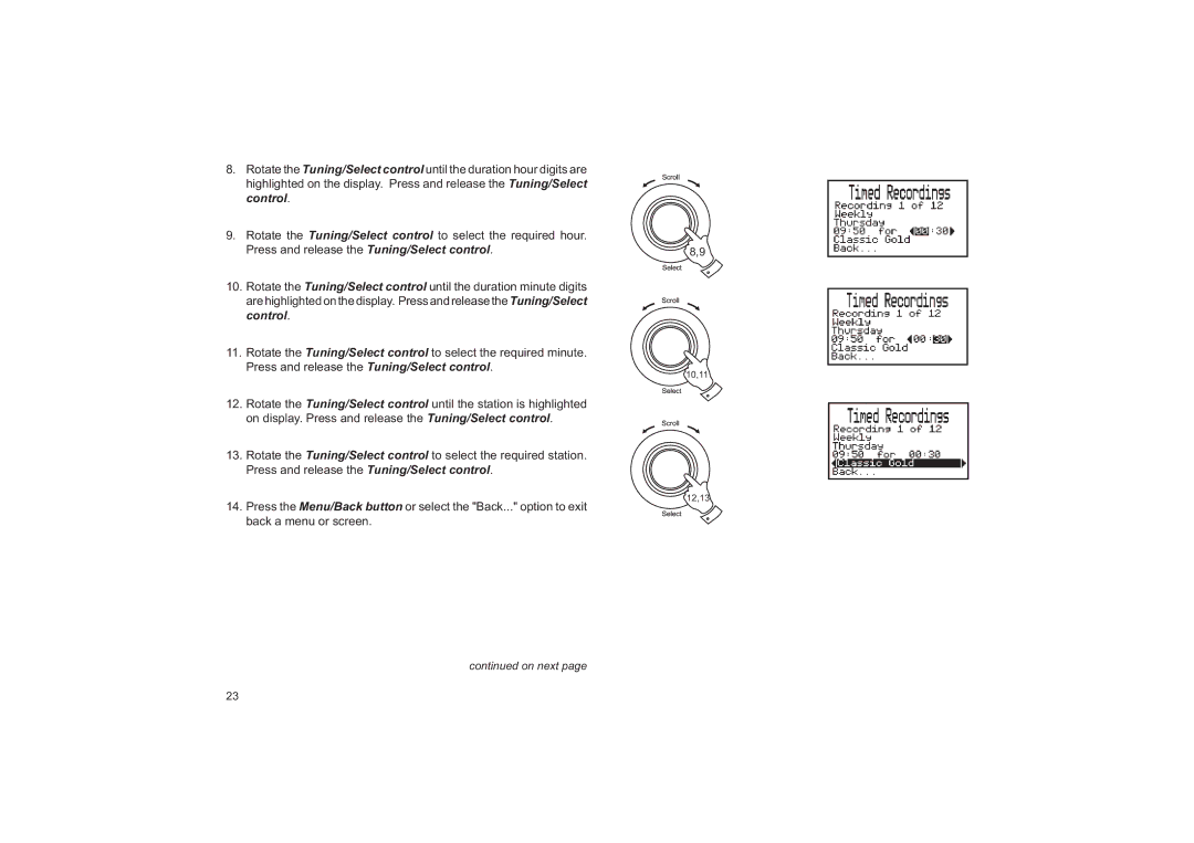 Roberts Radio RD-41 manual 10,11 12,13 