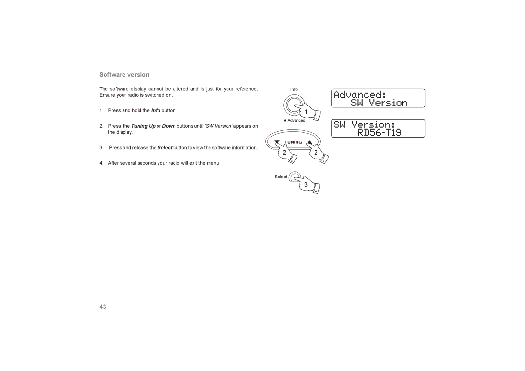 Roberts Radio RecordR manual Software version 