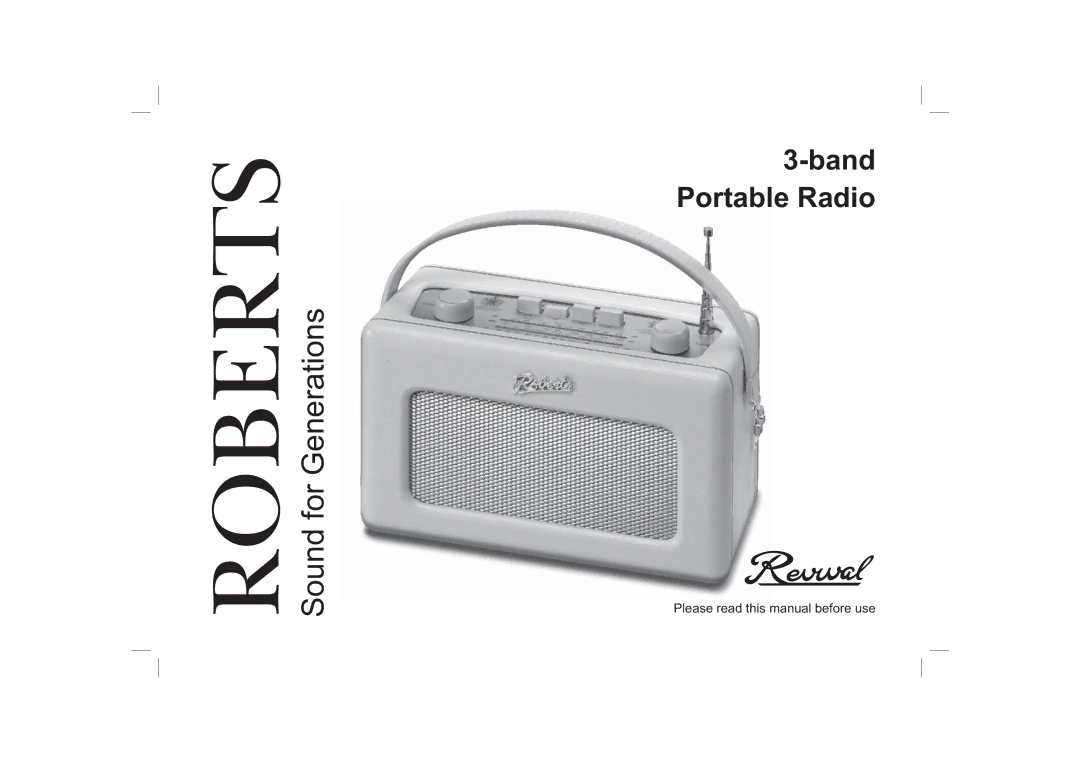 Roberts Radio Revwal manual Roberts 