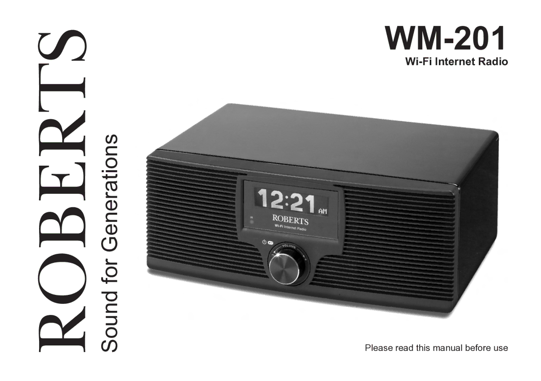 Roberts Radio WM201 manual WM-201 