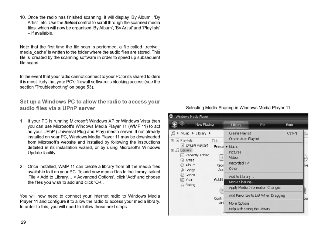 Roberts Radio WM201 manual 