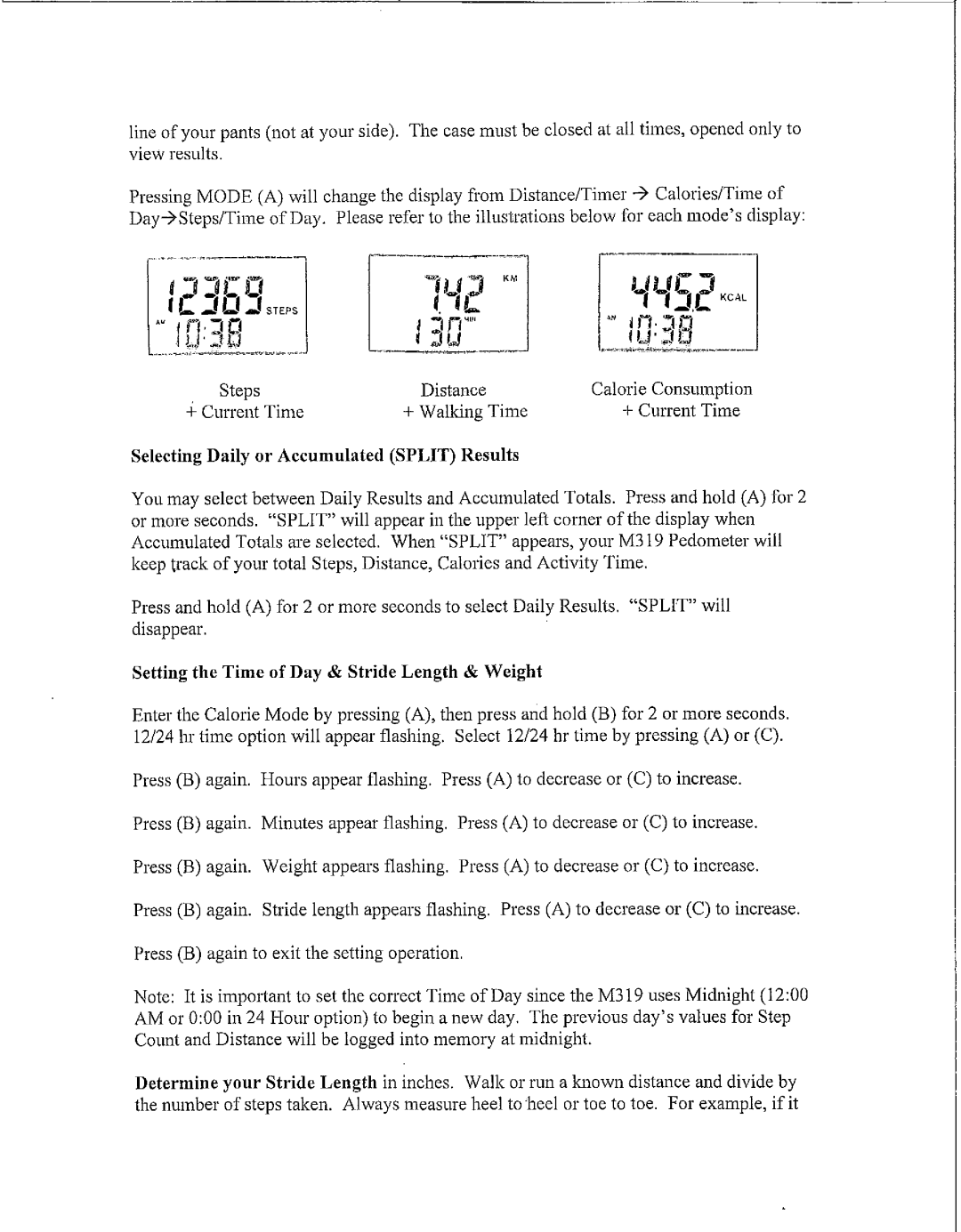 Robic M319 manual 