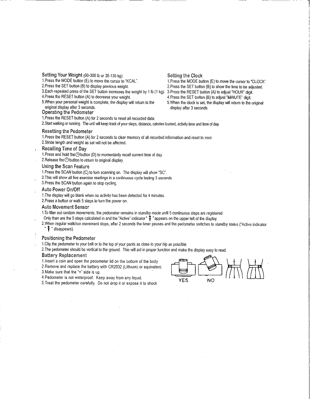 Robic M329 manual 