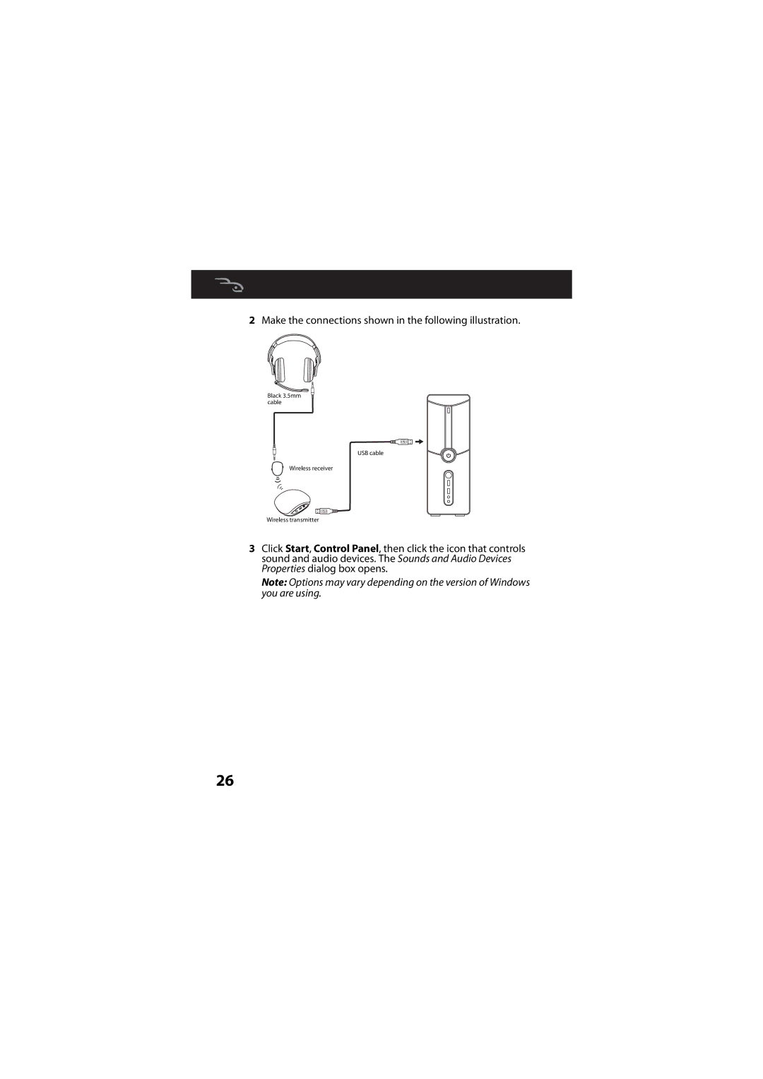 RocketFish RF-GUV1202 manual Make the connections shown in the following illustration 