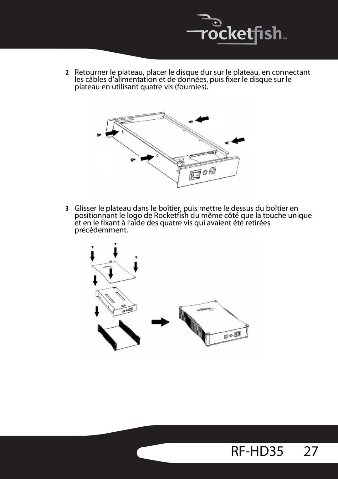 RocketFish RF-HD35 manual 