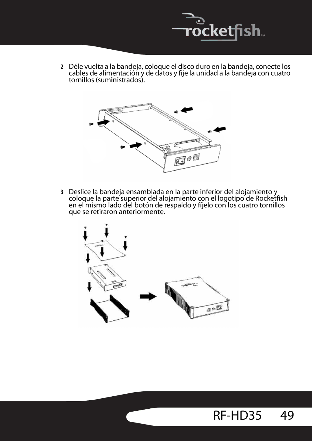 RocketFish RF-HD35 manual 