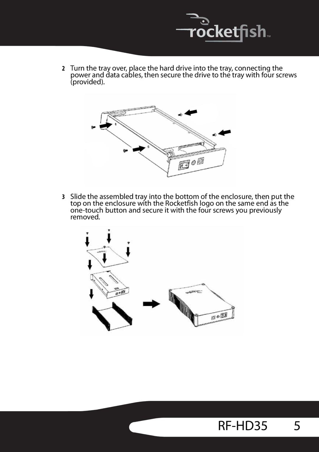 RocketFish RF-HD35 manual 