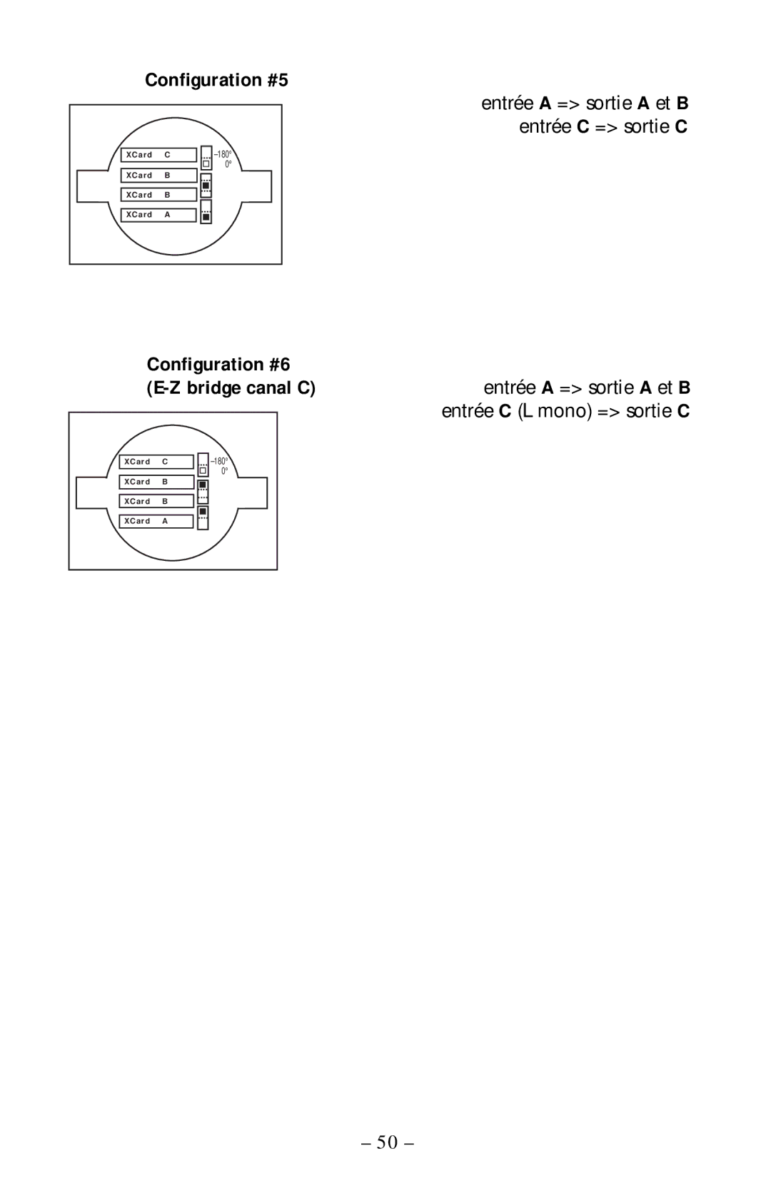 Rockford Fosgate 360.6 manual Configuration #5, Configuration #6 