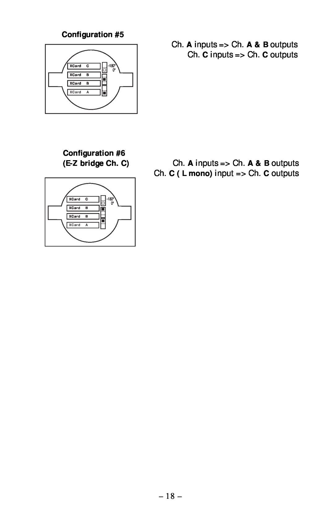 Rockford Fosgate 360.6 manual Configuration #5, Configuration #6 