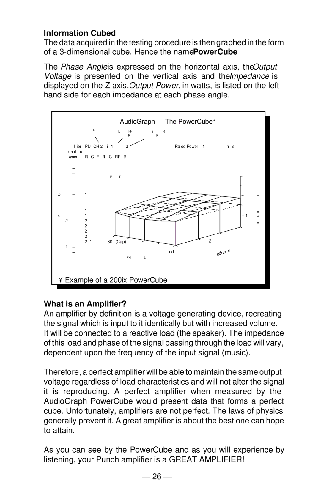 Rockford Fosgate 200ix, 40ix, 60ix, 100ix operation manual Information Cubed, What is an Amplifier? 