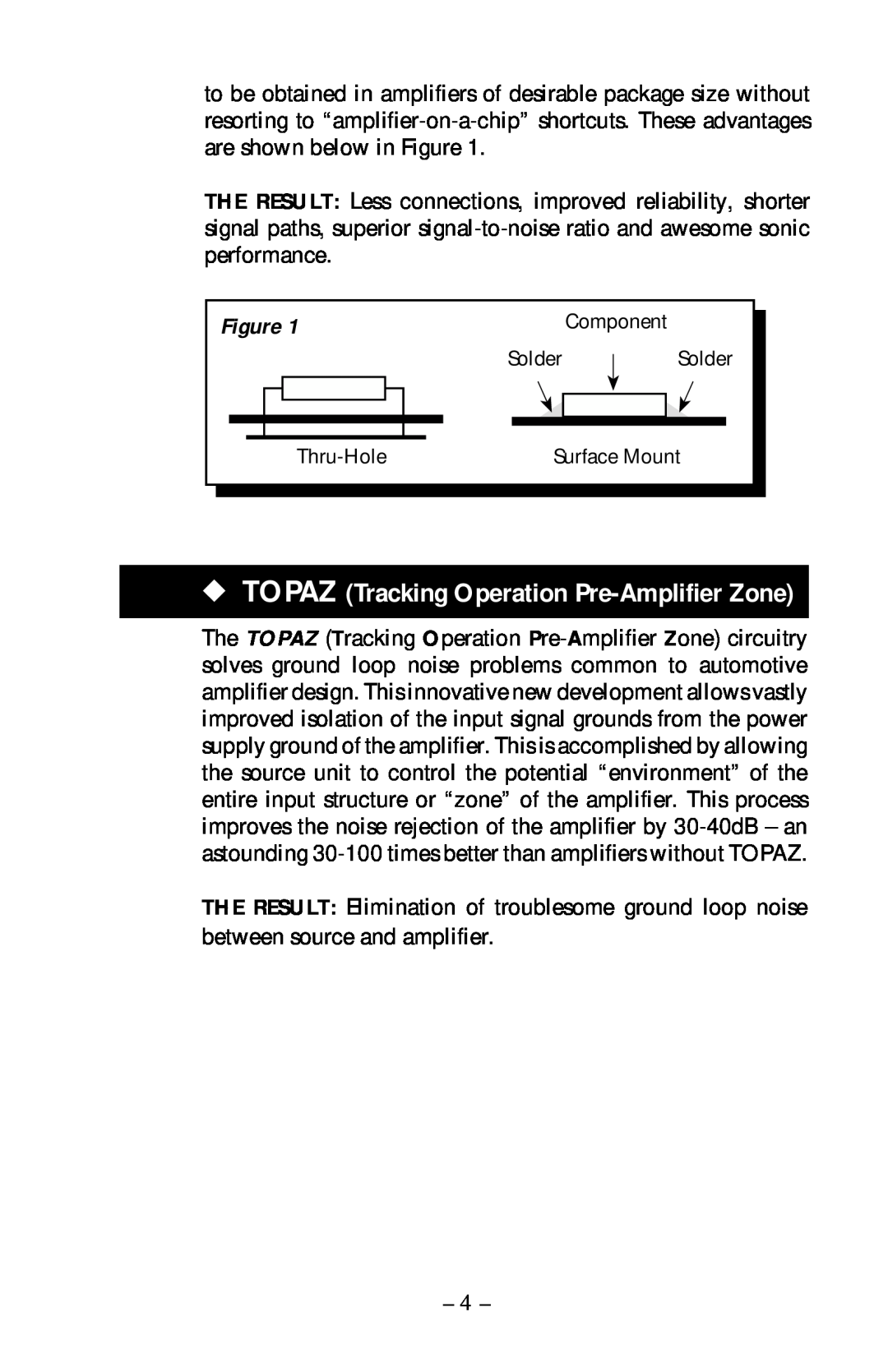 Rockford Fosgate PUNCH 4020 DSM manual TOPAZ Tracking Operation Pre-AmplifierZone 