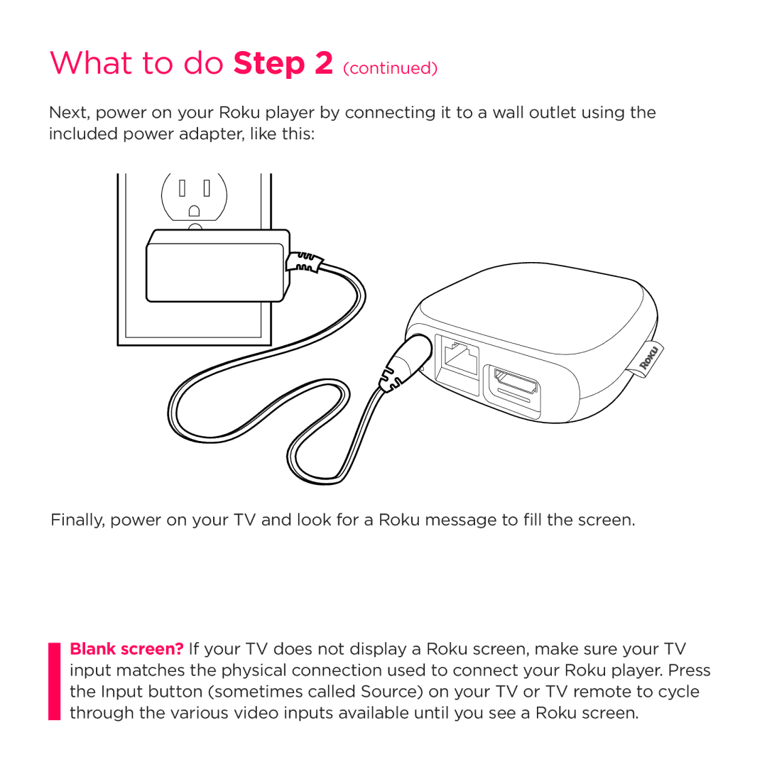 Roku 3 manual What to do Step 