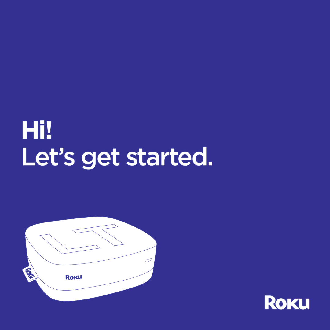 Roku 2450D, 3100R manual Let’s get started 