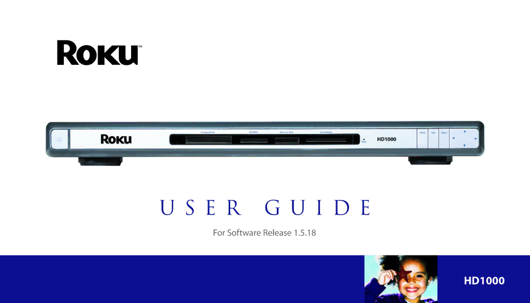 Roku HD1000 manual E R G U I D E 