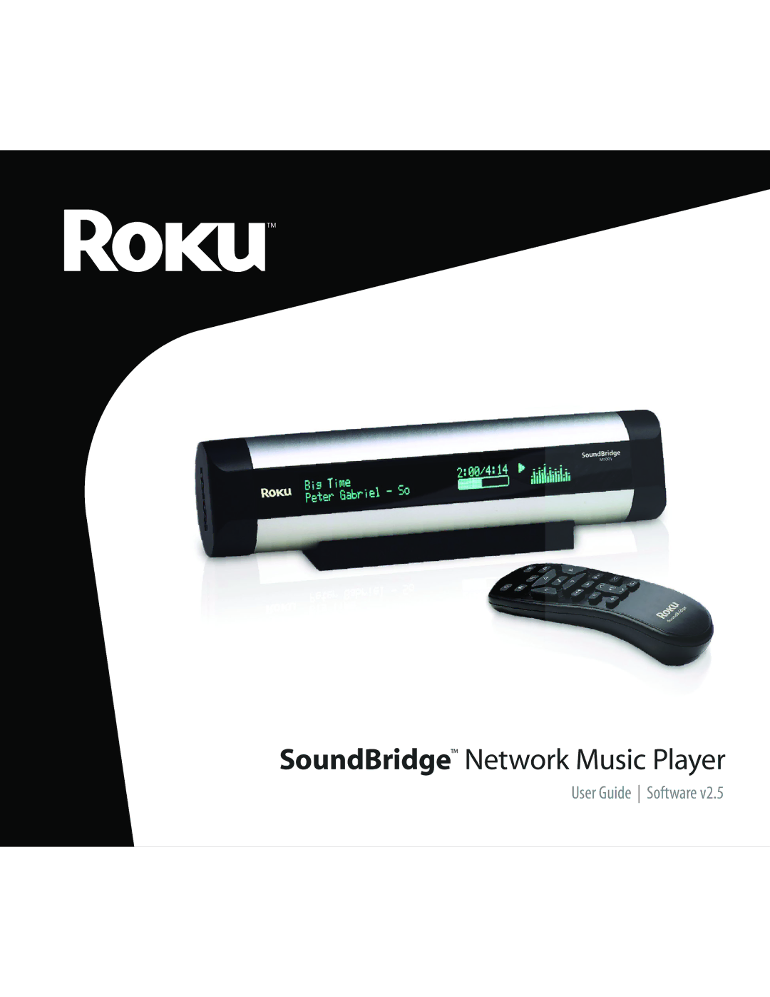 Roku manual SoundBridge Network Music Player 