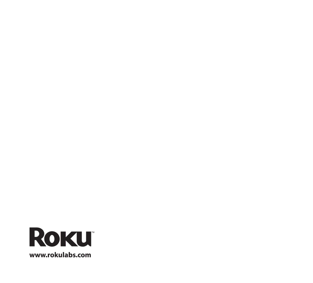 Roku SoundBridge manual 