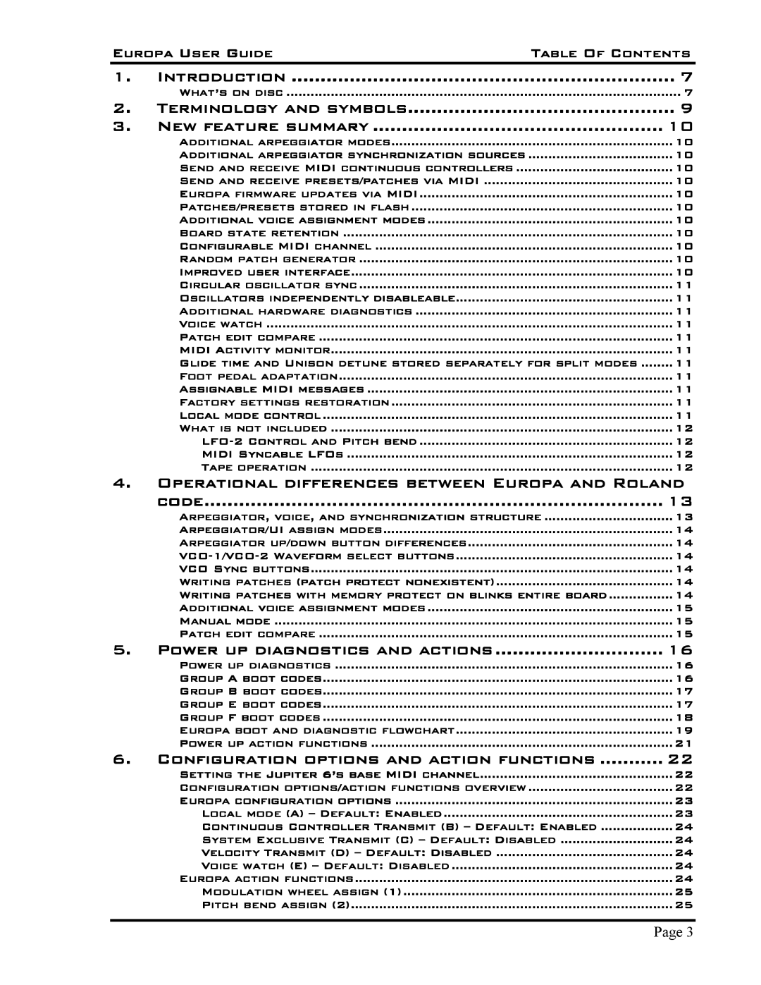 Roland 5 manual Europa User Guide Table Of Contents, What’s on disc 